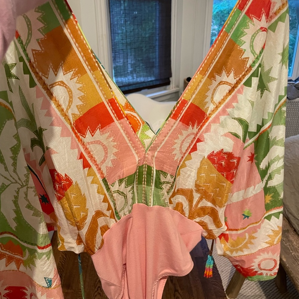 Farm Rio Sunset Bodysuit🌴🦩💋 - Picture 2 of 5